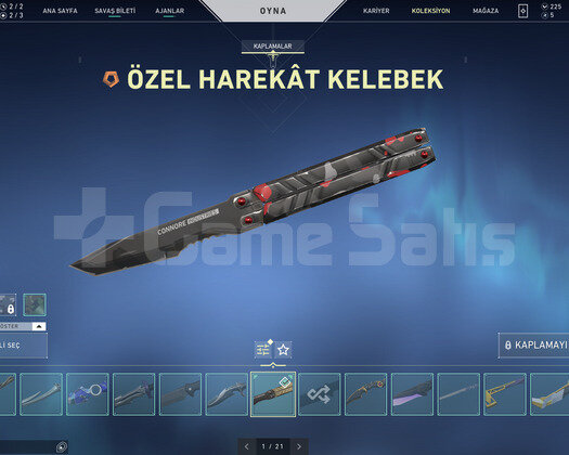 KAMPANYA/21 Bıçak/20 Vandal/12 Phantom Dopdolu