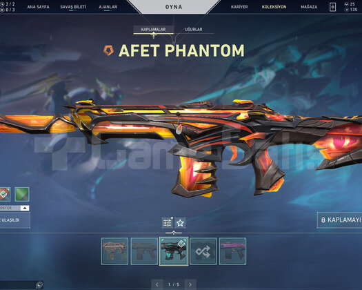 KAOS VANDAL VE AFET PHANTOM TR HESAP