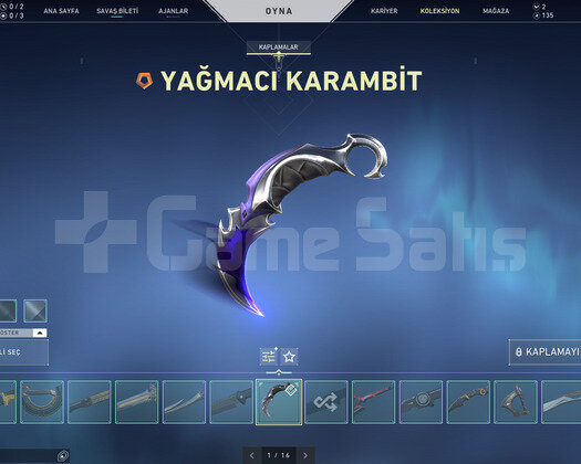 Reaver Set/16 Harika Bıçak/13 Vandal/15 Phantom