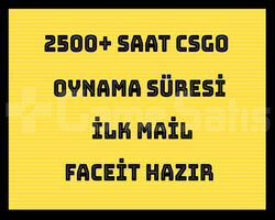 2500 Saat Csgo + İLK MAİL