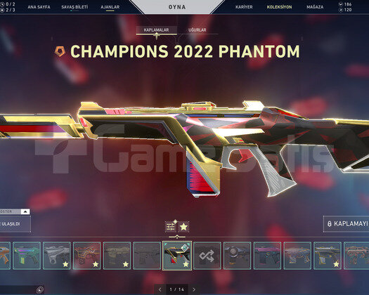 Champion Set/11 Harika Bıçak/15 Vandal/14 Phantom