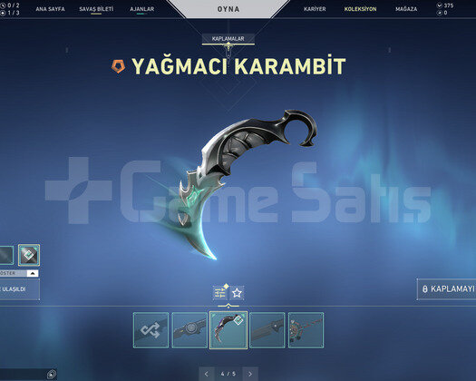 YAĞMACI KARAMBİT VE ASİL VANDAL TR HESAP