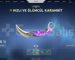 ÖLÜMCÜL KARAMBİT VE ŞEMATİK VANDAL TR HESAP