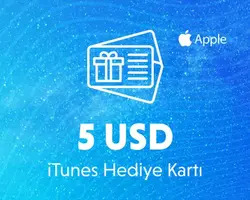 5 Usd iTunes Hediye Kartı