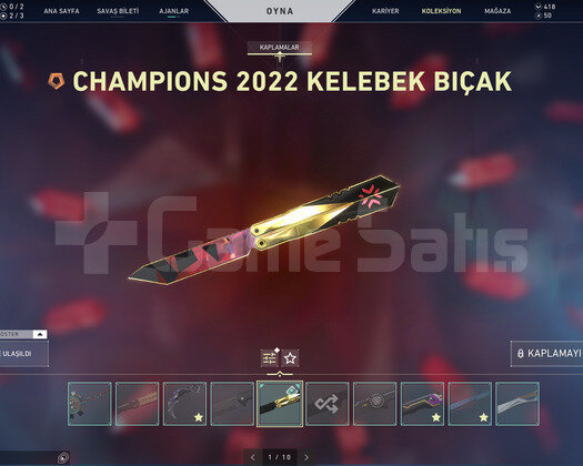 Tr Bölge/Champion Set/10 HARİKA BIÇAK/ASİL VANDAL