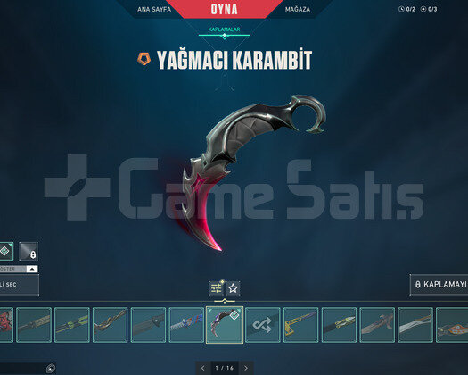 600SATIŞ/16 BIÇAK/9 VANDAL/11 PHANTOM DOPDOLU