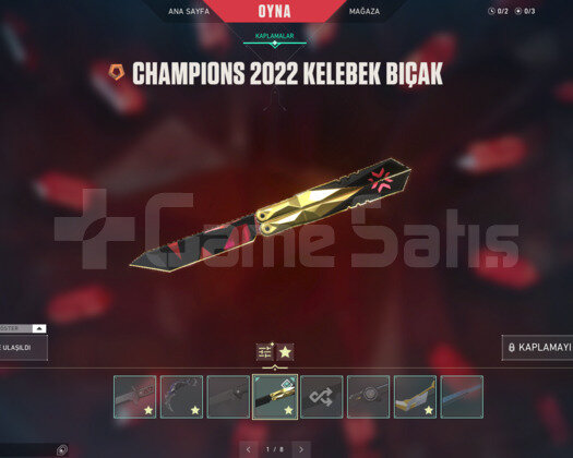 68.750VP Harcanmış Champions 2022 Koleksiyonlu