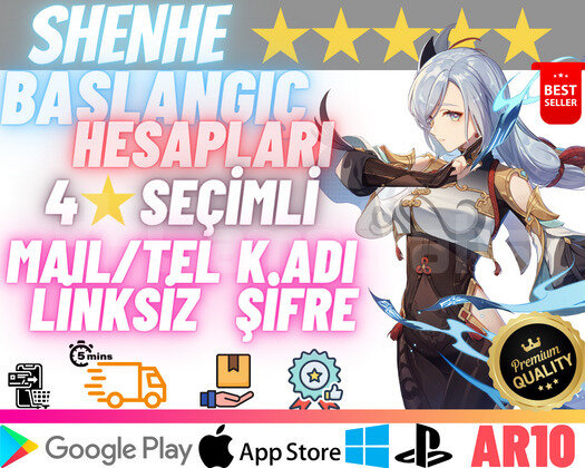 EU | AR10 Shenhe - Temiz Başlangıç Hesapları