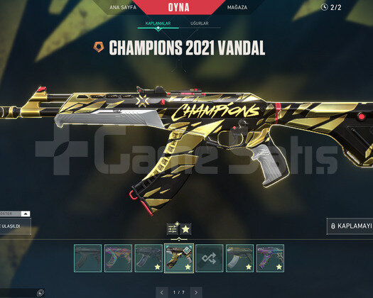 TR - CHAMPİONS KARAMBİT VE 6 VANDAL HESAP