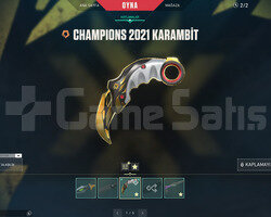 TR - CHAMPİONS KARAMBİT VE 6 VANDAL HESAP