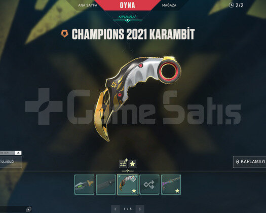 TR - CHAMPİONS KARAMBİT VE 6 VANDAL HESAP
