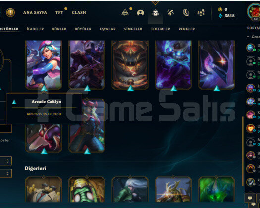 Lol 63 Level 21 Kostüm +17 LP Silver Hesap