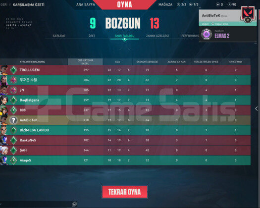 Dia2 Fresh Hesap IMMORTAL ELO