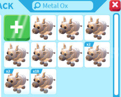 Adopt Me 16x Metal Ox
