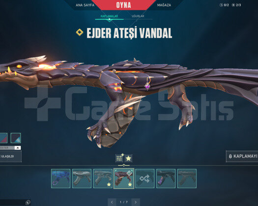 TR 3 Şahane Bıçak Ejder Vandal +68 Skin