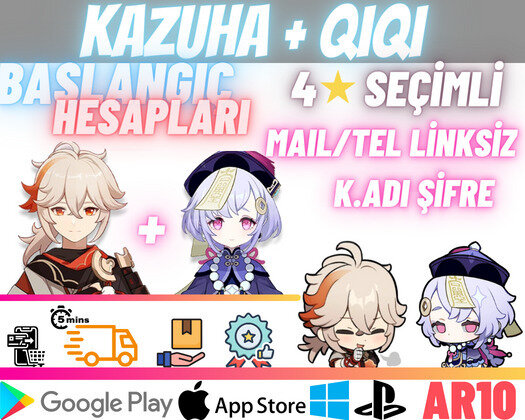 EU | AR10 Kazuha + QiQi - Başlangıç Hesabı