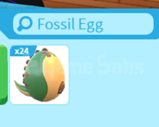 Adopt Me 24 Adet Fossil Egg