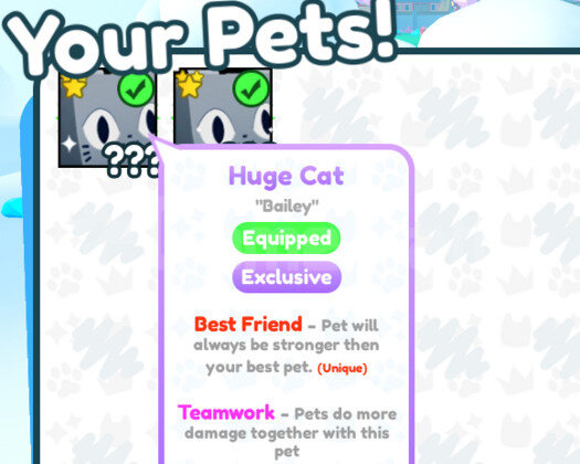 2x Huge Cat