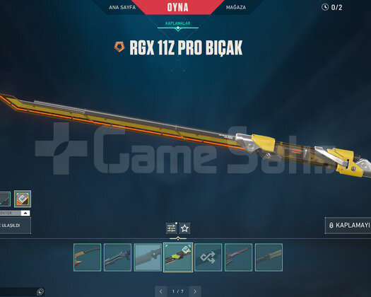 RGX 11Z PRO BIÇAK VE YAĞMACI BIÇAKLI TR HESAP