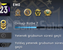 5 Madalya+Yeşil Faktör+1.1K Saat+TR Hesabı+Garanti