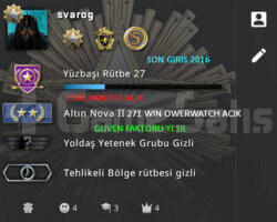 3 MADALYA NOVA 2 OWERWATCH ACIK YESIL FAKTOR HESAP