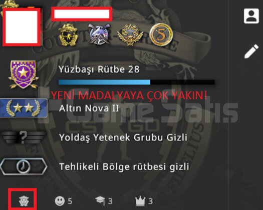 5 MADALYA 65TL ENVANTER TÜRK PRİME HESAP!