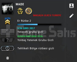 2 MADALYA CSGO PRIME MAGAZA ULKESI TURKIYE