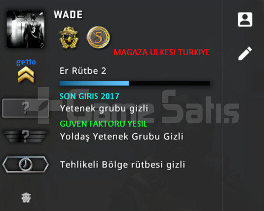 2 MADALYA CSGO PRIME MAGAZA ULKESI TURKIYE