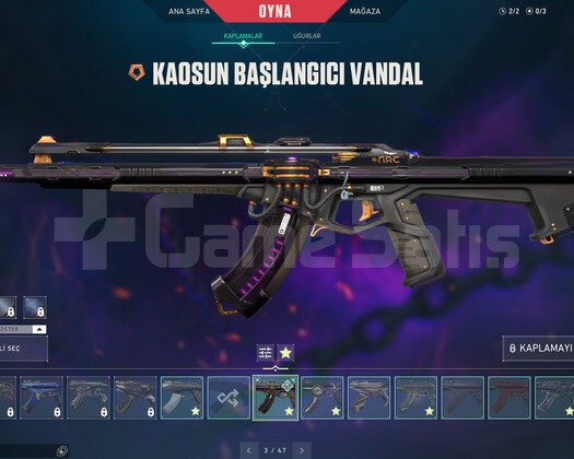 YAĞMACI KARAMBİT VE 7 EFSANE VANDAL TR HESAP