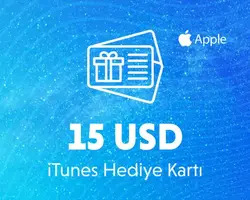 15 Usd iTunes Hediye Kartı