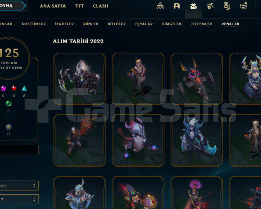 EUW ÖMÜRLÜK HESAP BOL SKİN