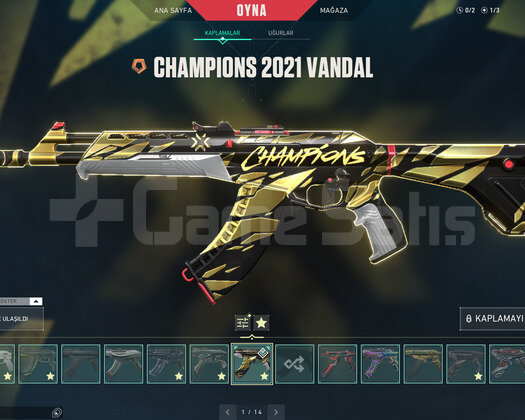 CHAMPİONS KARAMBİT VE 14 VANDAL TR HESAP