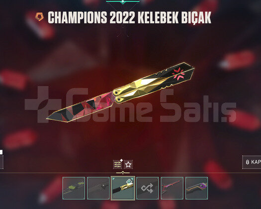 Şampiyon Set/Delipop Vandal/Asil Phantom/Rgx Bıçak