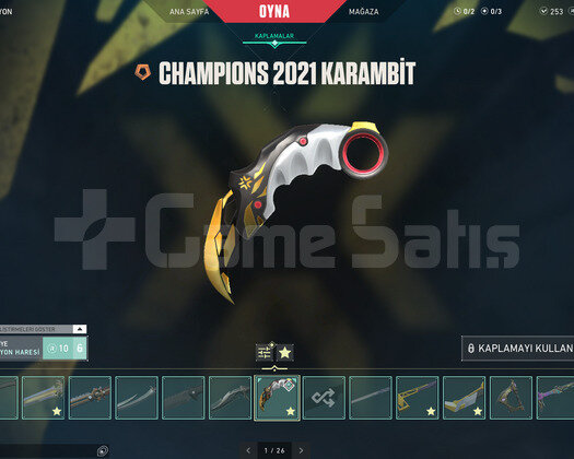 600SATIŞ/CHAMPİONSET/26 BIÇAK/22 VANDAL/15 PHANTOM