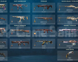 600SATIŞ/CHAMPİONSET/26 BIÇAK/22 VANDAL/15 PHANTOM