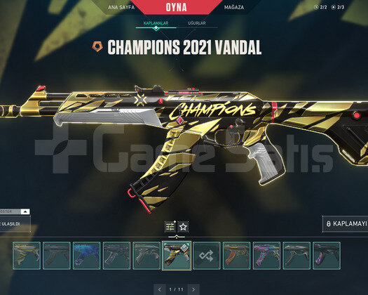 CHAMPİONS VANDAL VE YİTİK BIÇAK TR HESAP