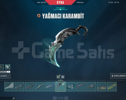 YAĞMACI KARAMBİT VE 11 EFSANE BIÇAK TR HESAP