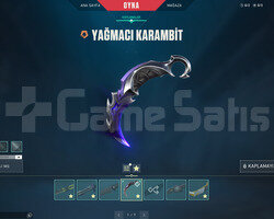 YAĞMACI KARAMBİT VE ASİL VANDAL TR HESAP
