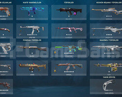 İON FULL SET/12 BIÇ/12 VANDAL/DOPDOLU/+150 SKİN