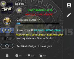 ILK MAILLI 1 MADALYA RANK ACIK GUVEN FAKTORU YESIL