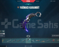 YAĞMACI KARAMBİT VE ASİL VANDAL TR HESAP