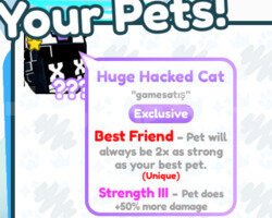 Huge Hacked Cat Pet Simulator