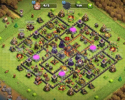 Clash Of Clans Kb10 Yarı Max Hesap
