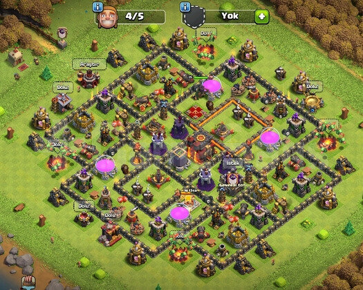 Clash Of Clans Kb10 Yarı Max Hesap