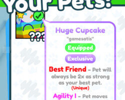 Huge CupCake Pet Simulator