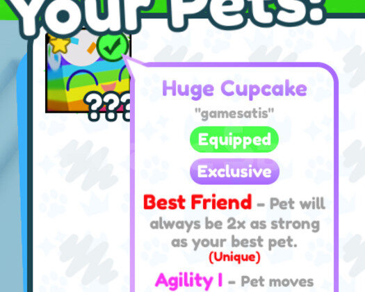 Huge CupCake Pet Simulator