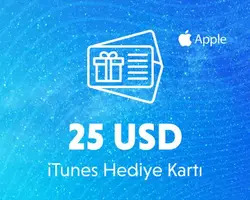 25 Usd iTunes Hediye Kartı