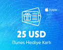 25 Usd iTunes Hediye Kartı