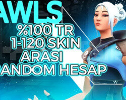 100 TR 1-120 ULTRA VİP RANDOM HESAPLAR