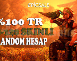 100TR GARANTİ 20-120 SKINLI VIP HESAPLAR!